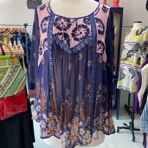 Floreat by Anthropologie Bohemian Top